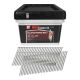 Grip-Rite 3 in. x 0.131 in. 21¬∞ Plastic Collated 304 Stainless Steel Round checkered Head Ring Shank Framing Nails 1000 per Box
