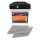 Grip-Rite 2-3/8 in. x 0.120 in. 30¬∞ Paper Collated 304 Stainless Steel Ring Shank Offset Round Checkered Head Nails 1000 per Box