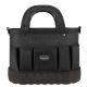 BUCKET BOSS 14 in. Professional Heavy-Duty Oval Open Top Soft Tool Tote Bag