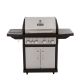 Dyna-Glo 4-Burner Propane Gas Grill in Stainless Steel with Side Burner