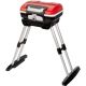 CUISINART OUTDOORS Petit Gourmet Portable Outdoor Propane Gas Grill in Red and Black with Versa Stand