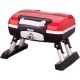 CUISINART OUTDOORS Petit Gourmet Portable Tabletop Outdoor Propane Gas Grill in Red and Black
