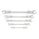 GEARWRENCH SAE Flex Flare Nut Ratcheting Wrench Set (5-Piece)