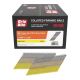 Grip-Rite 2-3/8 in x .113 in 30¬∞ Paper Collated Bright Coated Offset Round Head Ring Shank Round Head Framing Nails 4000 per Box