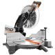 RIDGID 15 Amp Corded 12 in. Dual Bevel Miter Saw with Adjustable Laser Guide, Carbide Tipped Blade, and Dust Bag