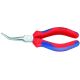 KNIPEX 6-1/4 in. Angled Long Nose Pliers with Comfort Grip