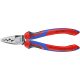 KNIPEX 7-1/4 in. Comfort Grip Crimping Pliers for Cable Links