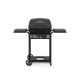 Huntington 2-Burner Cast Aluminum Propane Gas Grill in Black