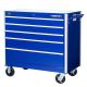Husky 42 in. W x 24.5 in. D Heavy Duty 5-Drawer Rolling Cabinet Tool Chest in Blue