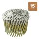 Grip-Rite 3 in. x 0.120 in. 15¬∞ Wire Collated Exterior Galvanized Smooth Shank Round Head Framing Nails 2500 per Box
