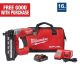 Milwaukee M18 FUEL 18-Volt Lithium-Ion Brushless 16-Gauge Cordless Straight Finish Nailer Kit w/One 2.0 Ah Battery, Charger & Bag