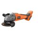 RIDGID 18-Volt Cordless Brushless 4-1/2 in. Angle Grinder (Tool Only) with Handle and General Purpose Grinding Wheel