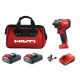 Hilti 12-Volt Lithium-Ion 1/4 in. Cordless Impact Driver SFD 2-A Kit with Battery, Charger and Bag