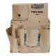 ToolPro Top Grain Leather Left Handed 8 Pocket Drywall Pouch