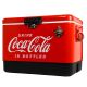 Koolatron Ice Chest Beverage Cooler with Bottle Opener, 51L (54 qt.), 85 Can Capacity, Red and Black