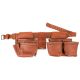 McGuire-Nicholas 52.5 in. 2-Bag Brown Leather Rig