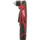 MILWAUKEE ELECTRIC TOOL M12 12-Volt Lithium-Ion 3/8 in. Cordless Right-Angle Drill