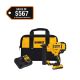 DEWALT 20V MAX XR Lithium-Ion Cordless 18-Gauge Narrow Crown Stapler Kit with 2.0Ah Battery, Charger and Contractor Bag