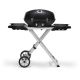 NAPOLEON TravelQ PRO285X 2-Burner Portable Propane Gas Grill with Scissor Cart in Black