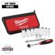 Milwaukee 3/8 in. Drive Metric Ratchet & Socket Set (12-Piece)