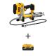 DEWALT 20V MAX Cordless 10,000 PSI Variable Speed Grease Gun and (1) 20V MAX Premium Lithium-Ion 4.0Ah Battery