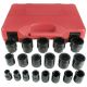 K Tool International 19-Piece Impact Socket Set