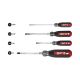 Milwaukee Cushion Grip Screwdriver Set (4-Piece)