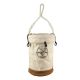 Klein Tools Canvas Bucket, Leather Bottom Bucket with Top, 12-Inch