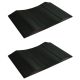 Park Smart Solid PVC 15 in. Wide Small Vehicle Tire Saver Ramps (Set of 2)