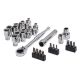 Husky 1/4 in. Drive 6-Point Pass Thru Ratchet and Socket Set (30-Piece)