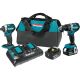 Makita 18-Volt 5.0Ah LXT Lithium-Ion Brushless Cordless 2-Piece Combo Kit (Hammer Drill/Impact Driver)