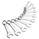 SUNEX TOOLS Metric Stubby Combination Wrench Set (10-Piece)