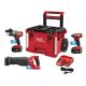 Milwaukee M18 FUEL ONE-KEY 18-Volt Lithium-Ion Brushless Cordless Combo Kit (3-Piece) With PACKOUT Rolling Case