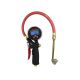 Milton Industries, Inc. Pro Digital Pistol Grip Inflator Gauge with Large Bore Dual Chuck and 15 in. Hose