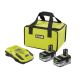 RYOBI 18-Volt ONE+ Lithium-Ion Kit with (2) 3.0 Ah LITHIUM+ HP Batteries, Rapid Charger, and Bag