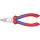KNIPEX 6-1/4 in. Round Nose Pliers with Comfort Grip and Chrome Finish