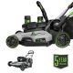 EGO 21 in. 56V Lithium-Ion Cordless Electric Dual-Port Walk Behind Self Propelled Mower, Two 5.0 Ah Batteries Included