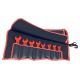 KNIPEX SAE 1,000-Volt Insulated Open End Wrench Set (8-Piece)
