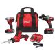 Milwaukee M18 18V Lithium-Ion Brushless Cordless Hammer Drill/Impact Combo Kit (2-Tool) with Free M18 HACKZALL