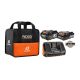 RIDGID 18-Volt OCTANE Lithium-Ion Bluetooth 3.0 Ah and 6.0 Ah Battery Starter Kit with Charger
