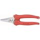 KNIPEX 5-1/2 in. Combination Shears with Extrusion Plastic-Coated Handles