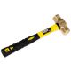 Stark 2 lbs. Brass Sledge Hammer with Fiberglass Handle