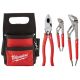 Milwaukee Electrician's Pliers Set with Compact Pouch (3-Piece)