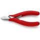 KNIPEX 4-1/2 in. Electronics Diagonal Cutters with Plastic-Coated Handles
