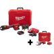 Milwaukee M18 18- volt Lithium-Ion Cordless Short Throw PEX Press Tool Kit with M12 PVC Shear Kit