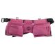 Graintex 11-Pocket Suede Leather Work Apron in Pink