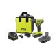RYOBI ONE+ 18V Lithium-Ion Cordless 1/4 in. Impact Driver Kit with (2) 1.5 Ah Batteries, Charger, and Bag