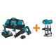 Makita 18V LXT Brushless Cordless 3-Piece Combo Kit (4.0 Ah) with 18V LXT Brushless Cordless Compact Router