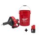 Milwaukee M12 12V Lithium-Ion Cordless Auger Snake Drain Cleaning Kit M12 with 2.0Ah Battery