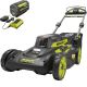 RYOBI 40V Brushless 20 in. Cordless Walk Behind Self-Propelled Lawn Mower with 6.0 Ah Battery & Charger